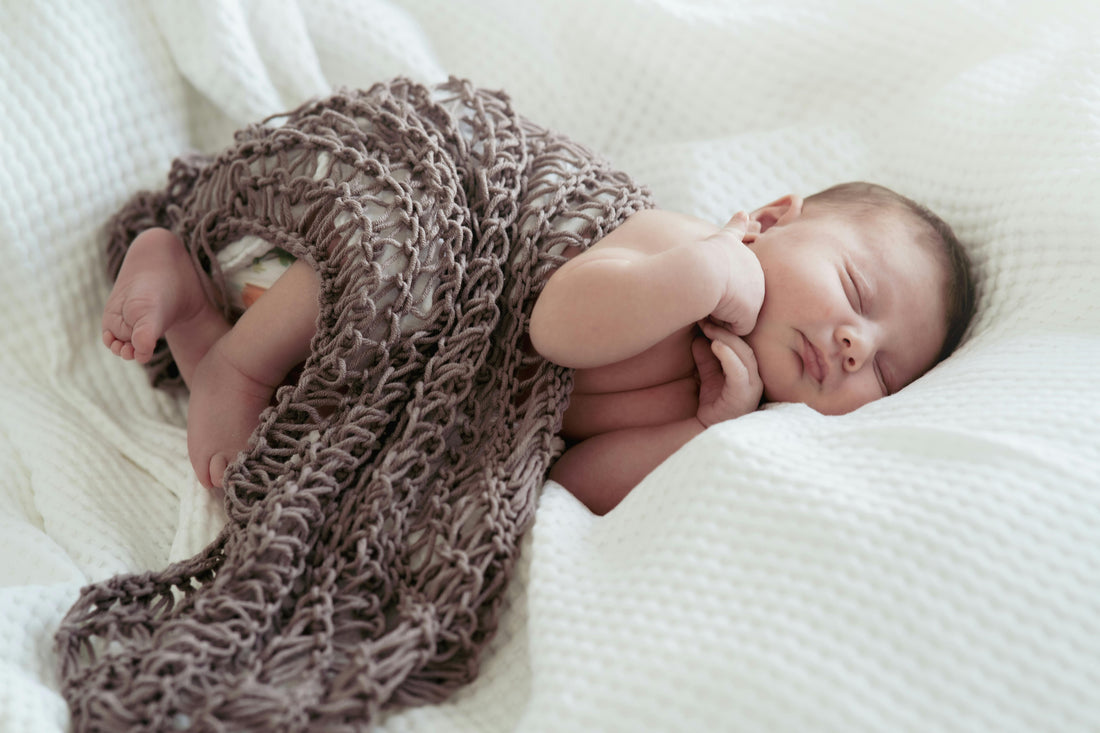 Homemade baby photoshooting
