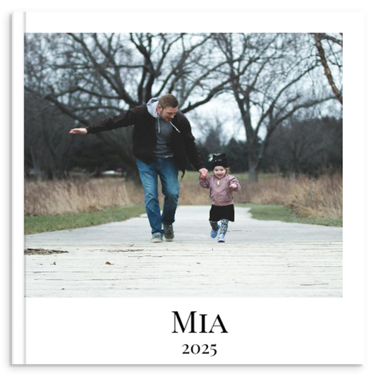 Hardcover Fotobuch 20x20 cm für Babyfotos und Kinderfotos - Frontseite