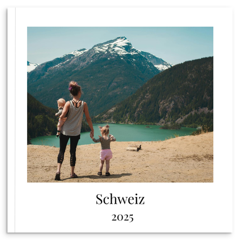 Softcover Fotobuch 14x14 cm für Babyfotos und Kinderfotos - Frontseite