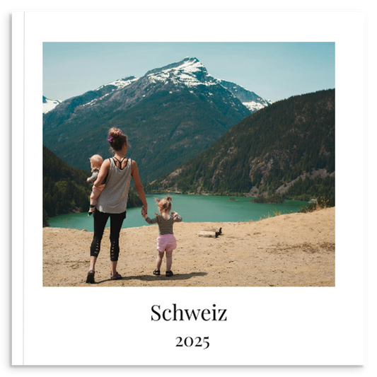 Softcover Fotobuch 14x14  cm für Babyfotos und Kinderfotos - Frontseite