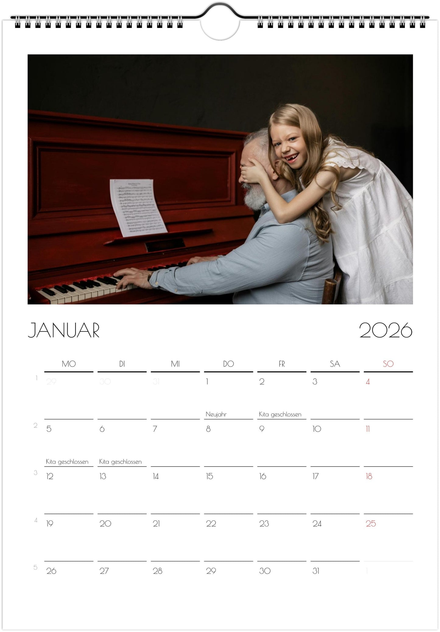 Ein Jahr voller Liebe – Fotokalender für Oma & Opa
