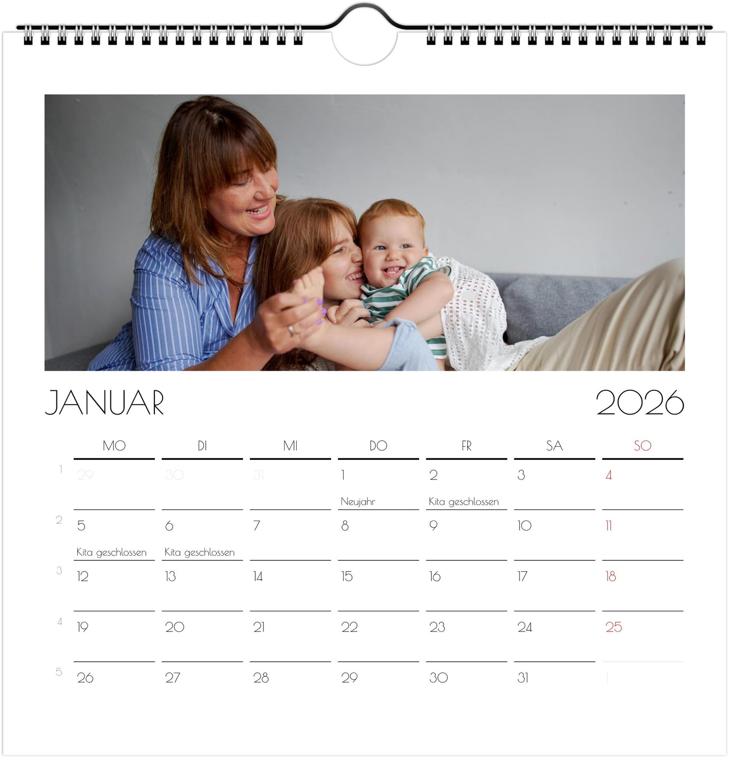Ein Jahr voller Liebe – Fotokalender für Oma & Opa