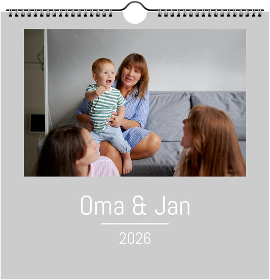 Ein Jahr voller Liebe – Fotokalender für Oma & Opa